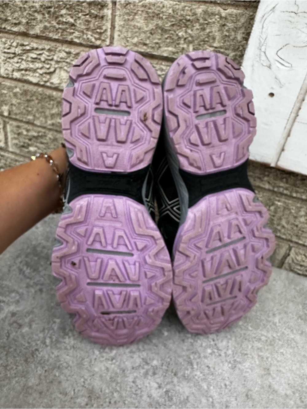 ASICS Women's Gel-Venture 8 Trail Shoes, 8.5 US Black/lavender - Picture 7 of 8
